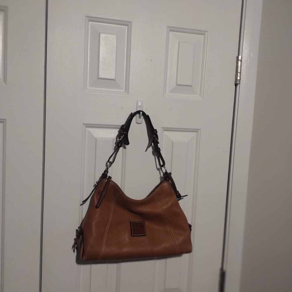Dooney & Bourke Tan Leather Hobo Bag
